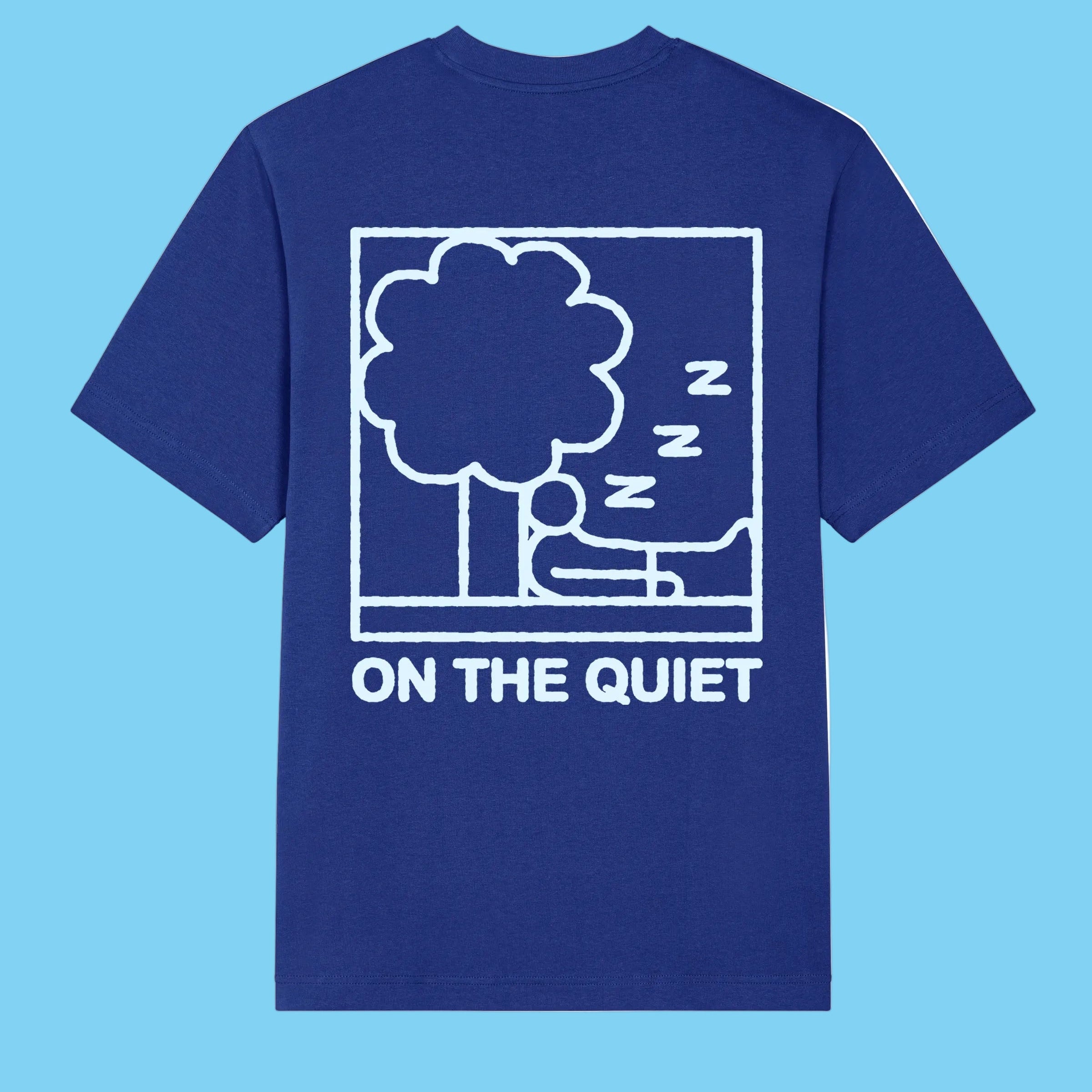 On The Quiet Zzz - T-shirt (French Blue) - [PRE-ORDER]