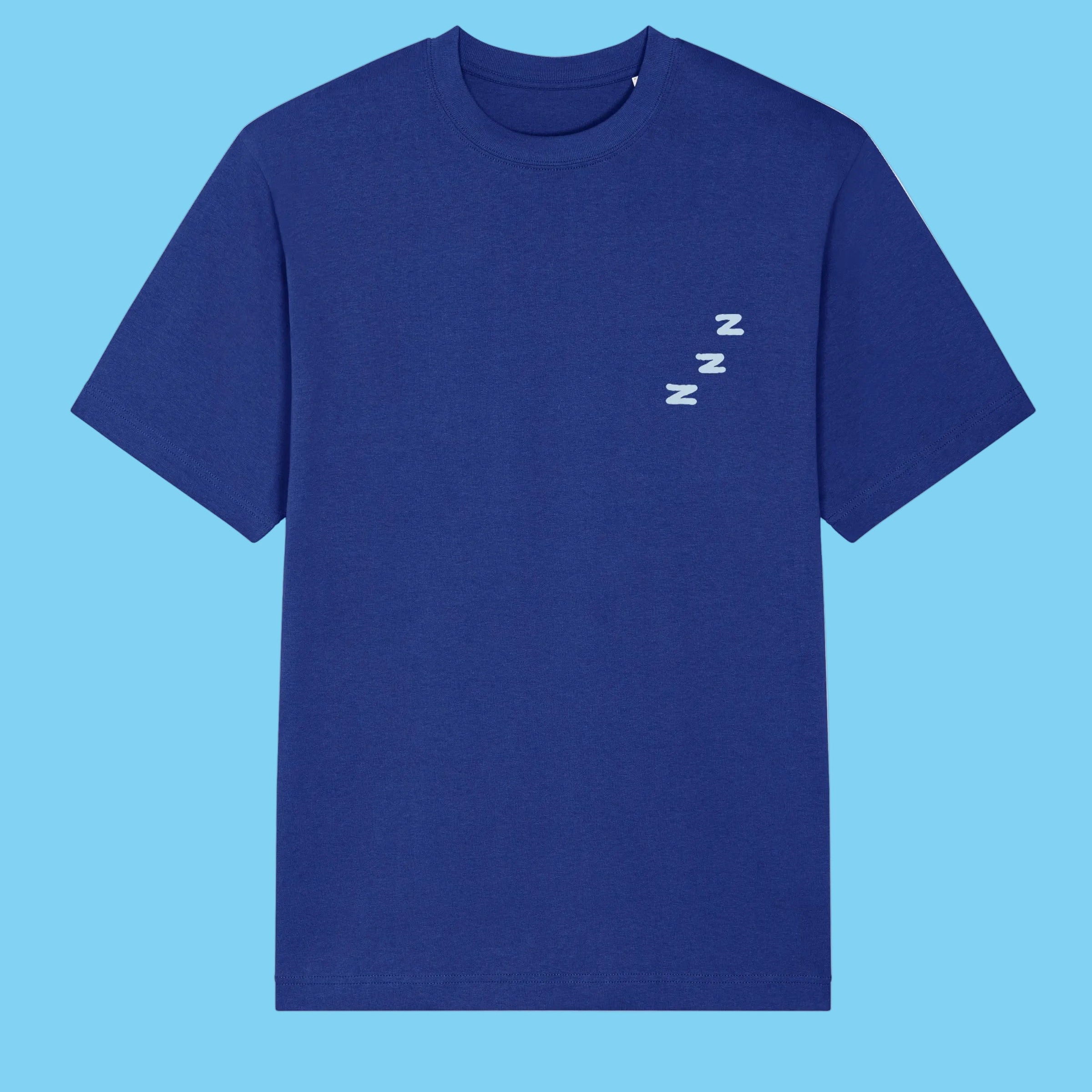 On The Quiet Zzz - T-shirt (French Blue) - [PRE-ORDER]