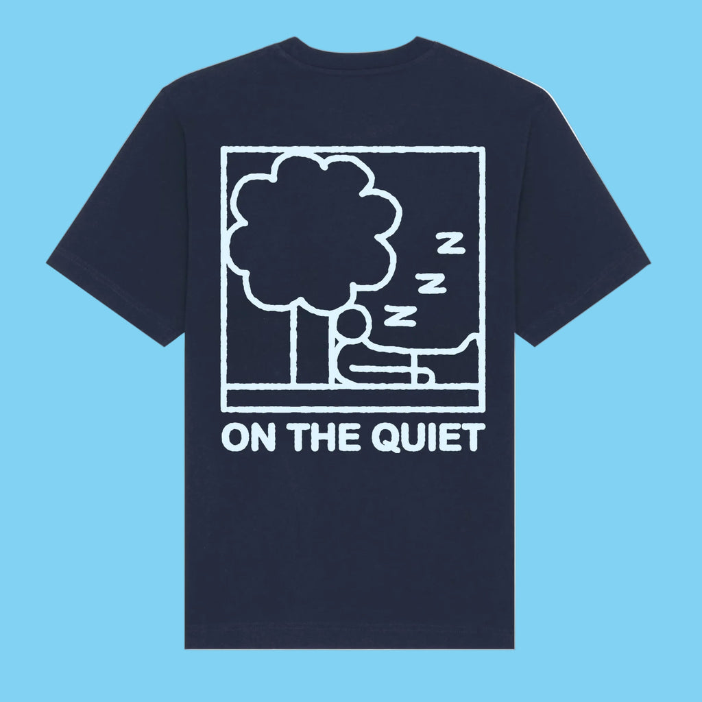 On The Quiet Zzz - T-shirt (Worker Blue) - [PRE-ORDER]