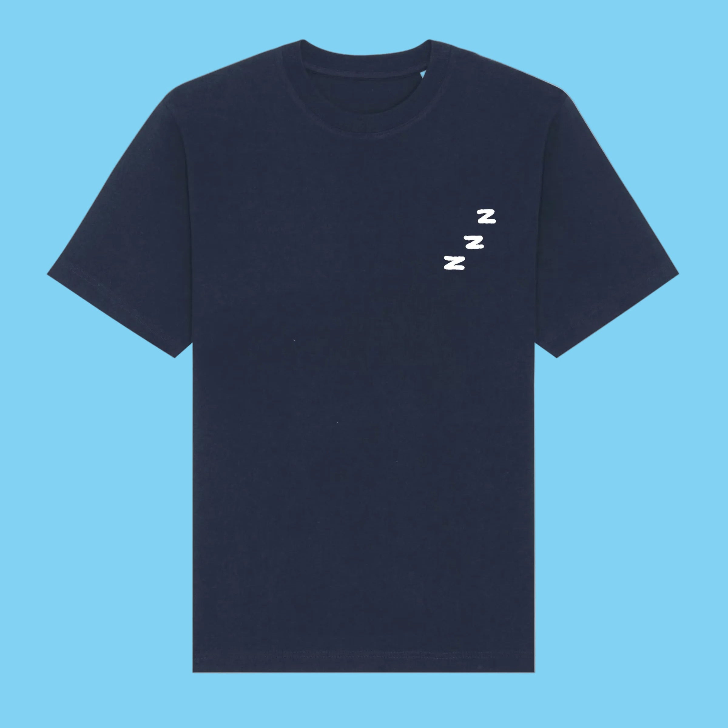 On The Quiet Zzz - T-shirt (Worker Blue) - [PRE-ORDER]