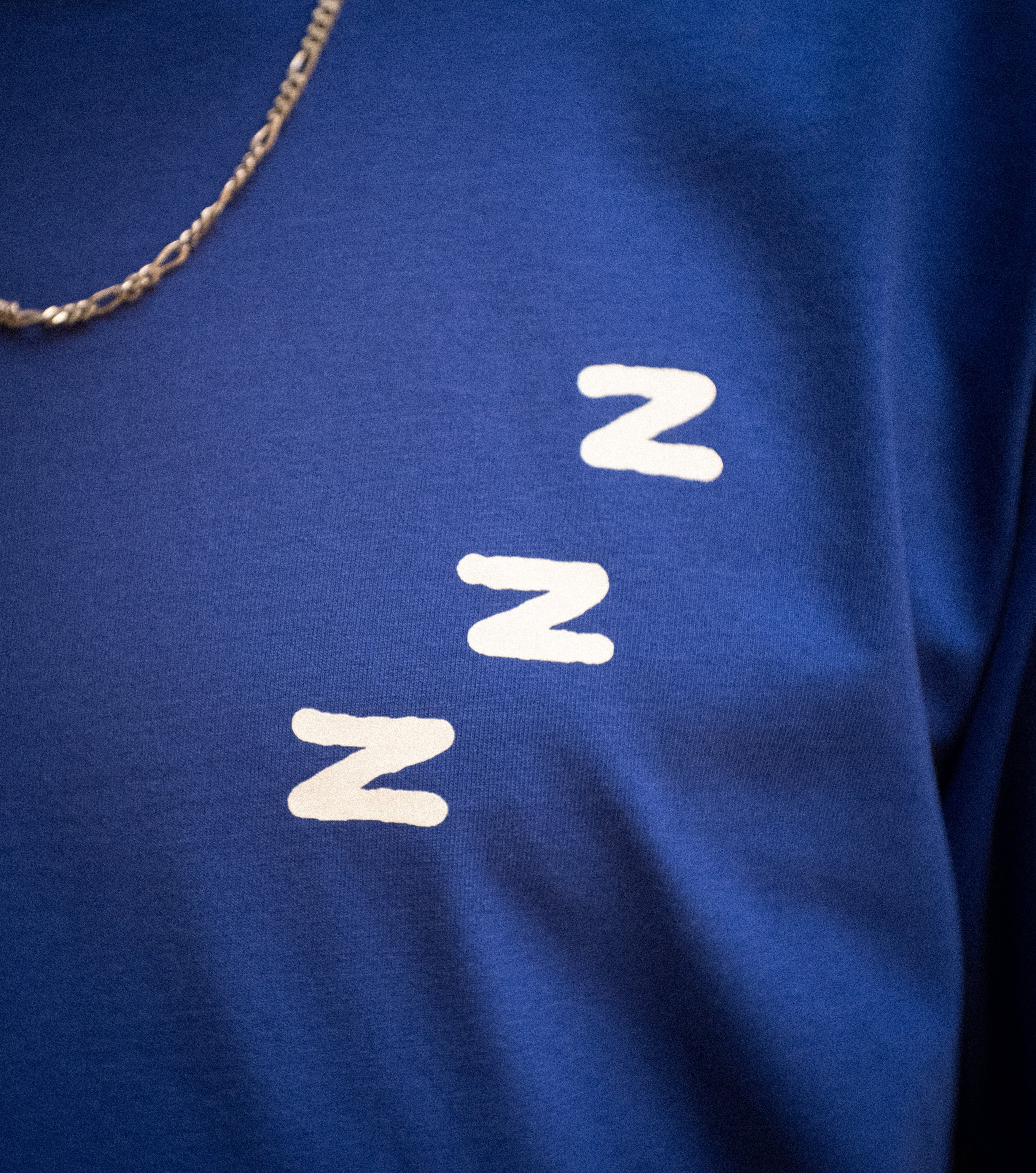 On The Quiet Zzz - T-shirt (worker blue)