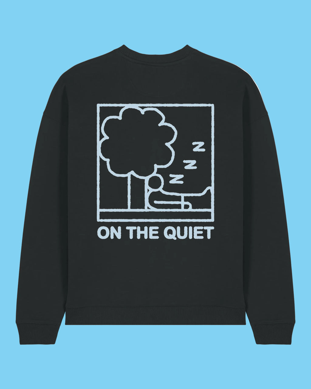 On The Quiet Zzz - Sweatshirt (Black)