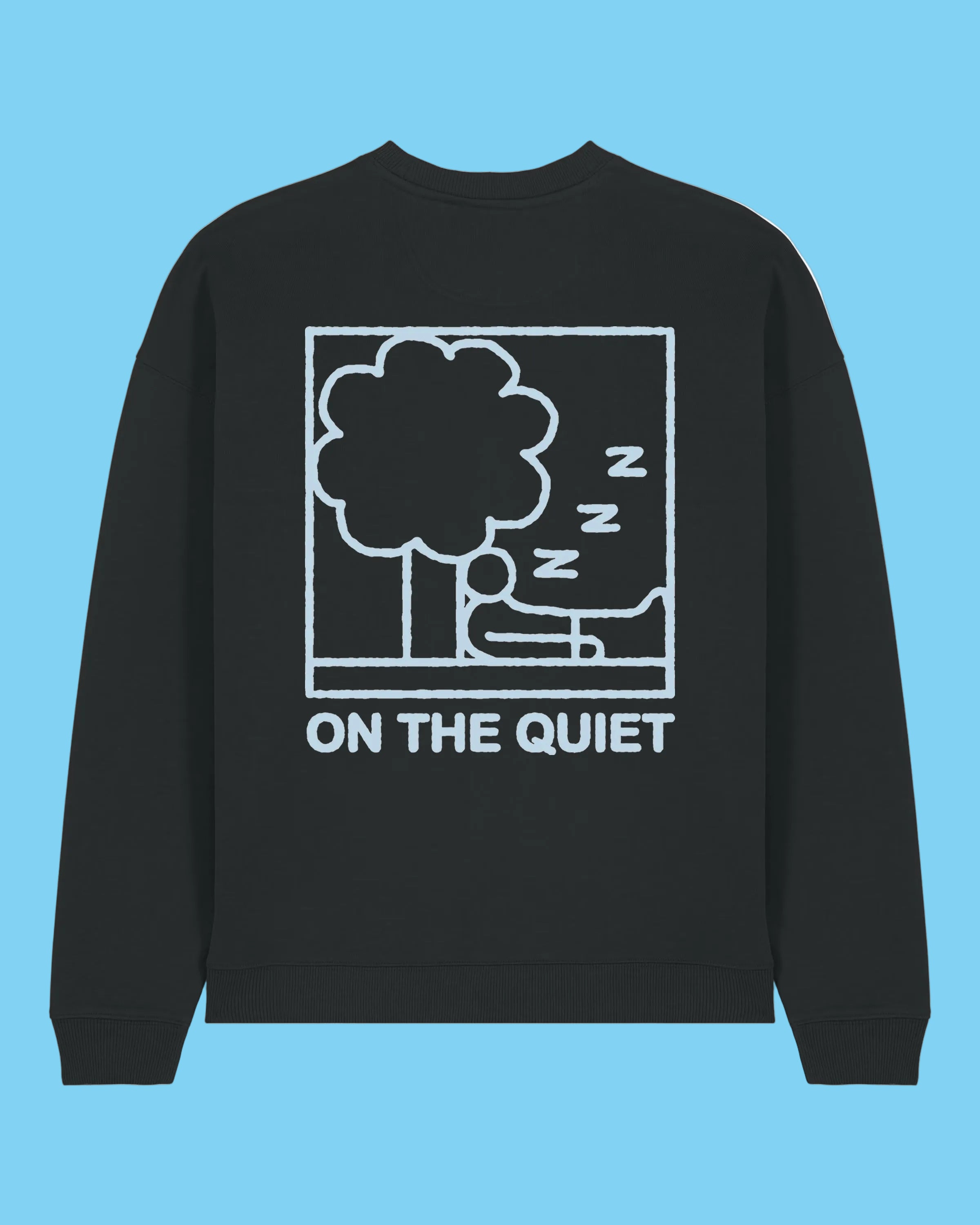 On The Quiet Zzz - Sweatshirt (Black)