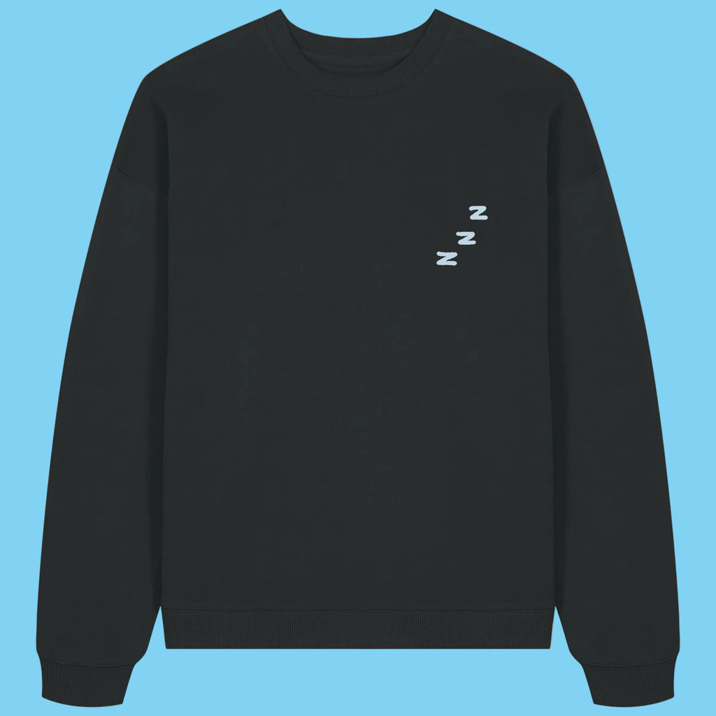 On The Quiet Zzz - Sweatshirt (Black)
