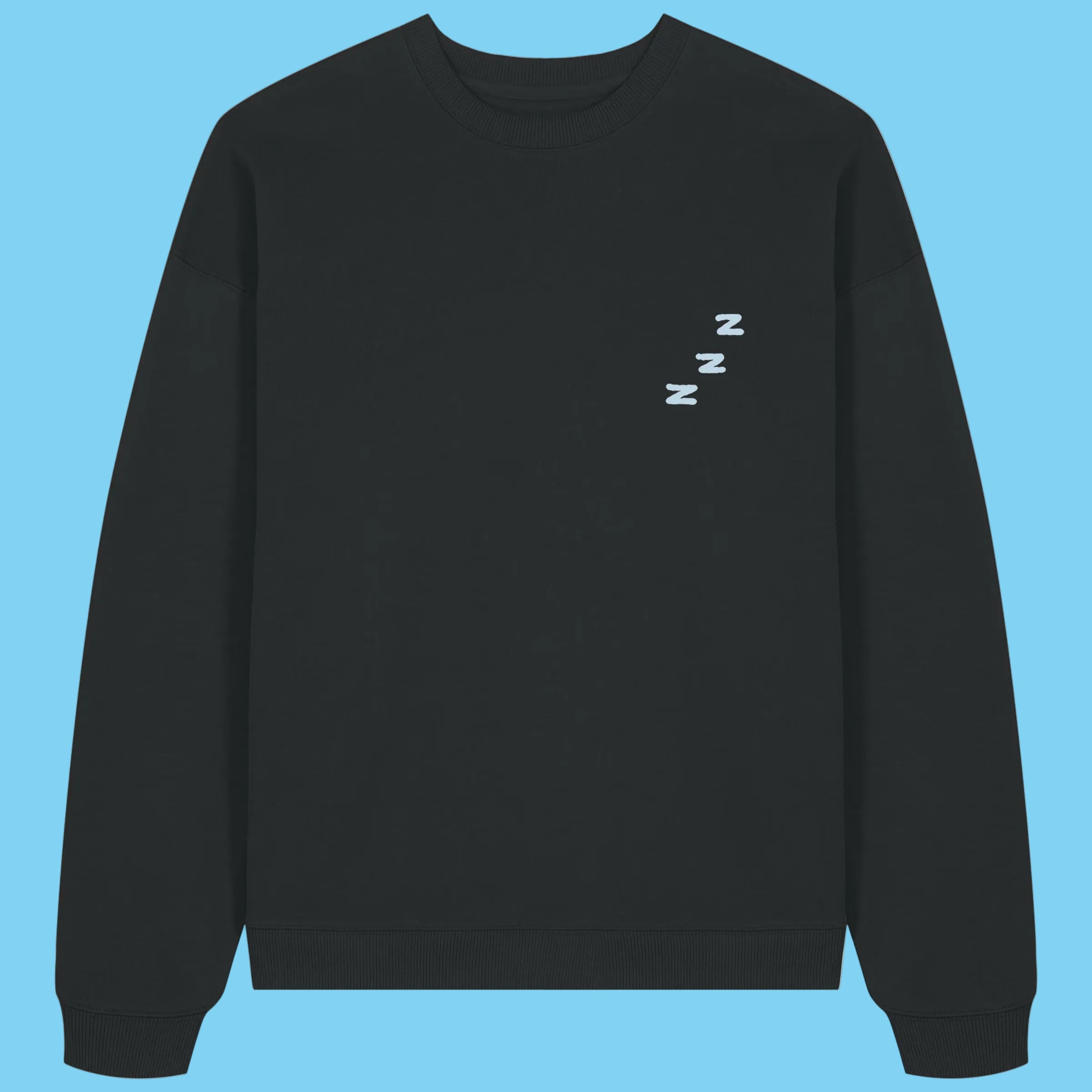 On The Quiet Zzz - Sweatshirt (Black)
